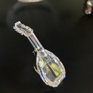 Swarovski Crystal Lute In Mint Condition with box and Stand - 169246 / 7477 000